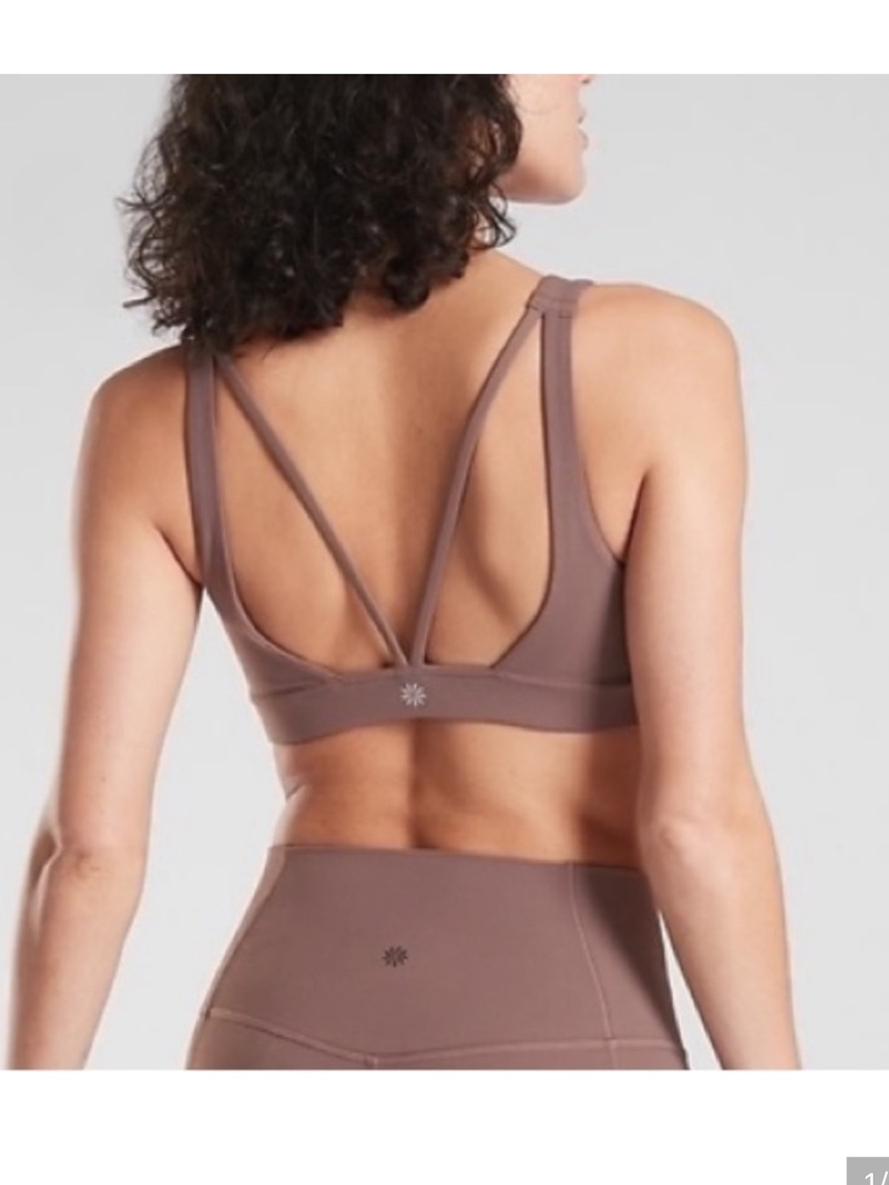 2 Athleta Exhale Sports Bra - 2x - Pink & Taupe